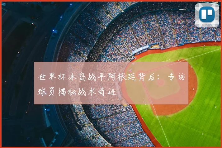 世界杯冰岛战平阿根廷背后：专访球员揭秘战术奇迹